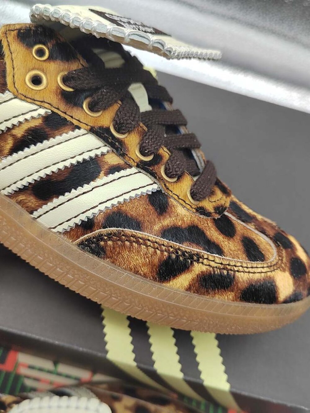 Adidas Wales Bonner x Samba Pony Leopard Sneaker - Picture 5 of 11